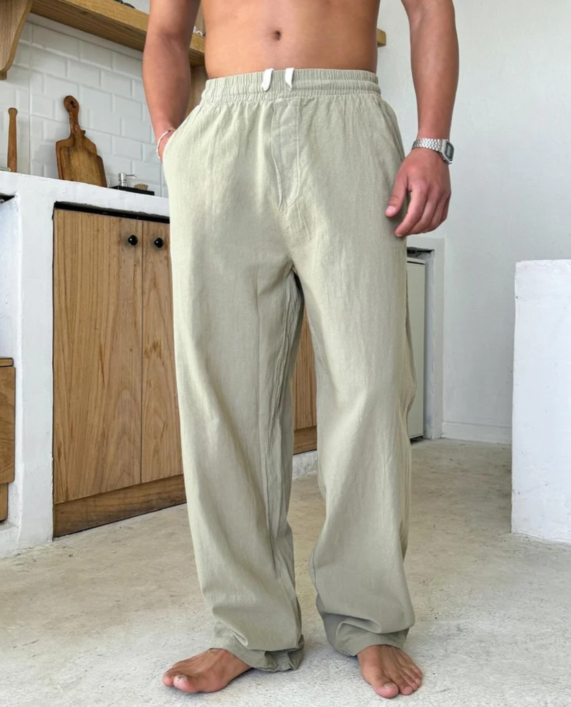 MANSSINO™ | Men's Sicily Linen Trousers