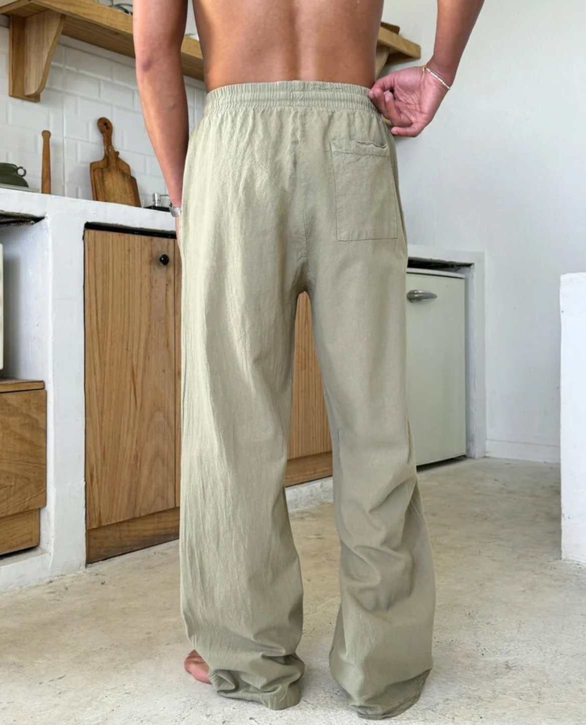 MANSSINO™ | Men's Sicily Linen Trousers