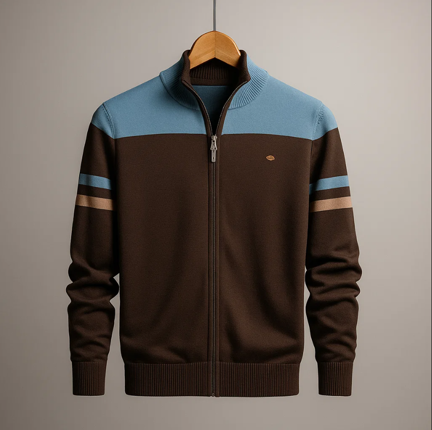 MANSSINO™ | Color-Block Zip-Up