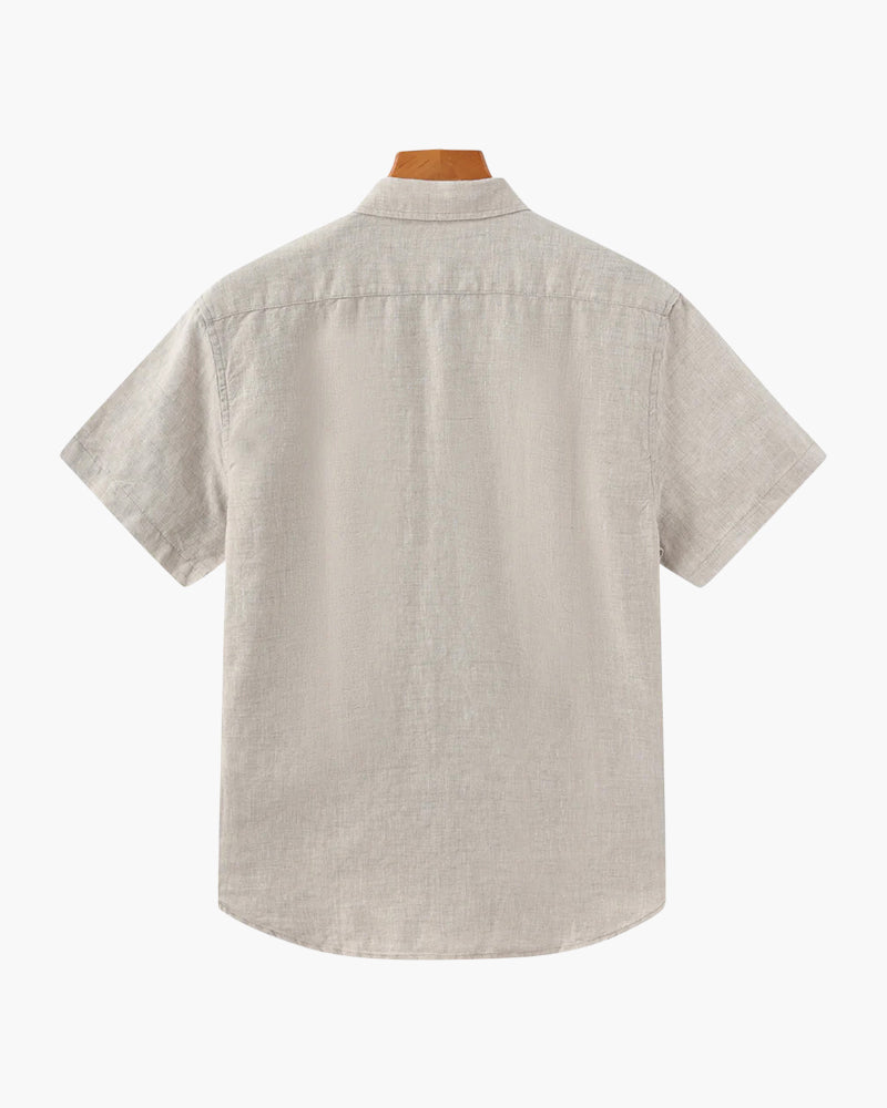 MANSSINO™ | Short-sleeve linen shirt