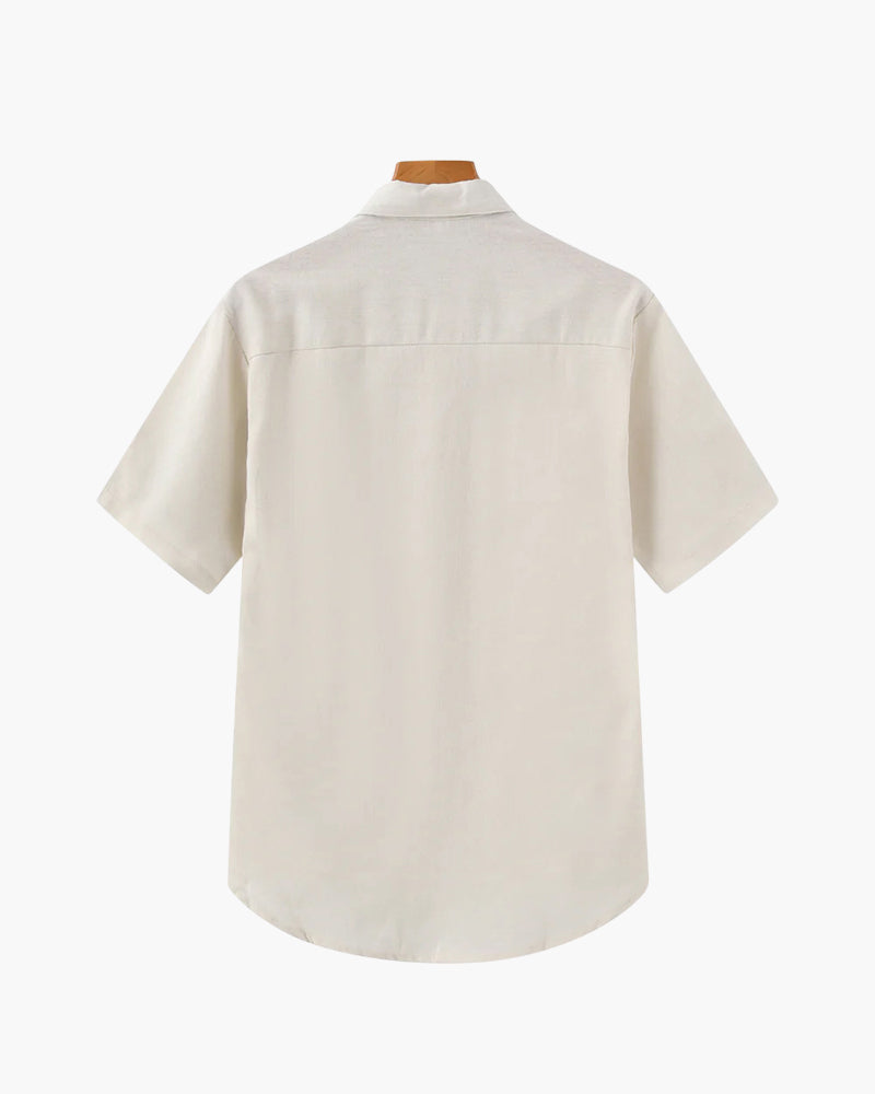 MANSSINO™ | Linen polo shirt