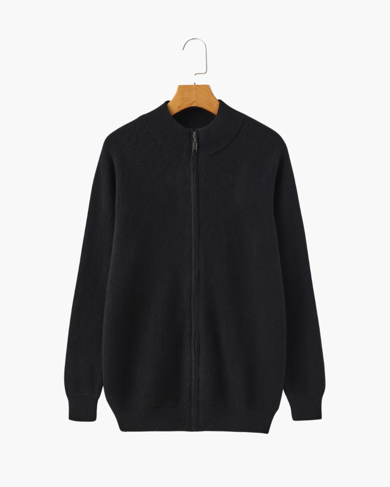 MANSSINO™ | CASHMERE ZIP-UP