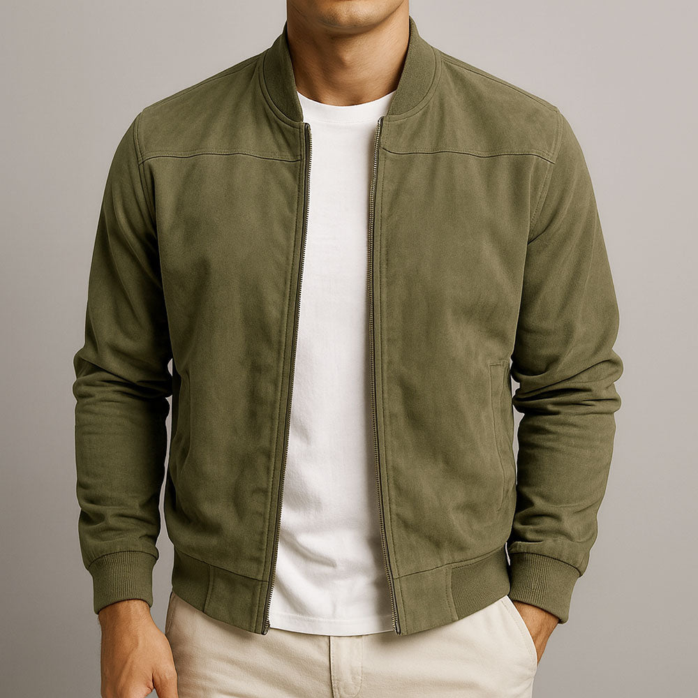 MANSSINO™ | Urban Suede Leather Jacket