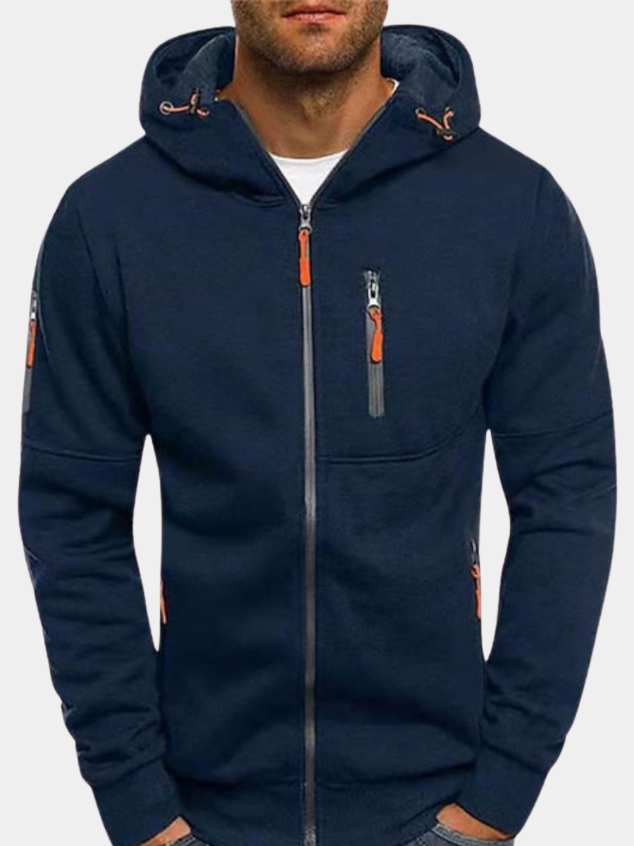 MANSSINO™ | Clean Hooded Zip Jacket