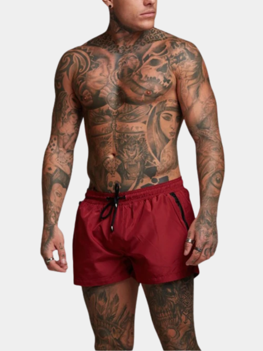 MANSSINO™ | Men's Quick-Dry Swim Shorts with Zip Pockets