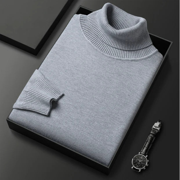 MANSSINO™ | Men's Solid-Color Premium Turtleneck Sweater