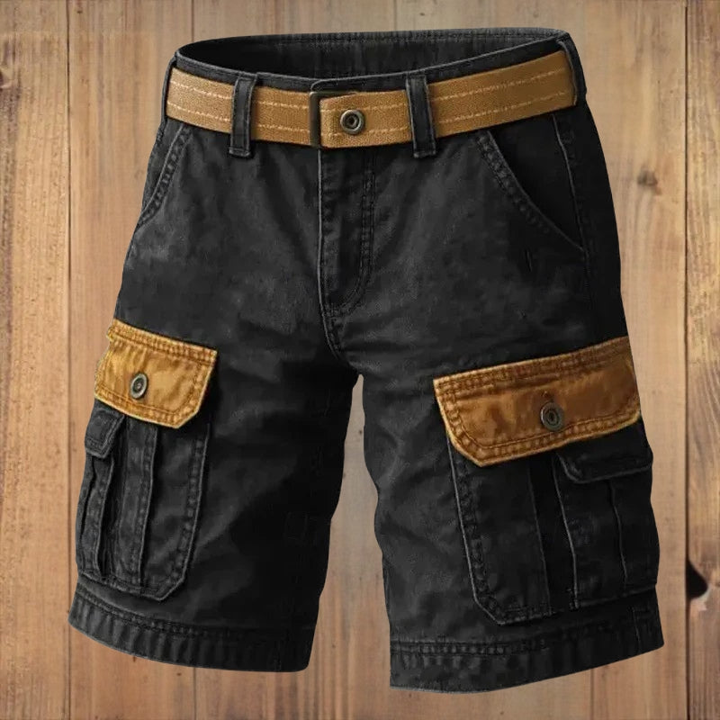 MANSSINO™ | Men's Cropped Cargo Short with Belt