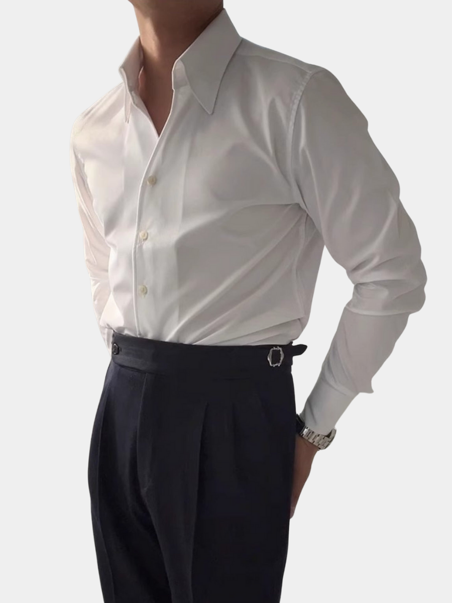 MANSSINO™ | MEN'S BAMBOO V-NECK SHIRT