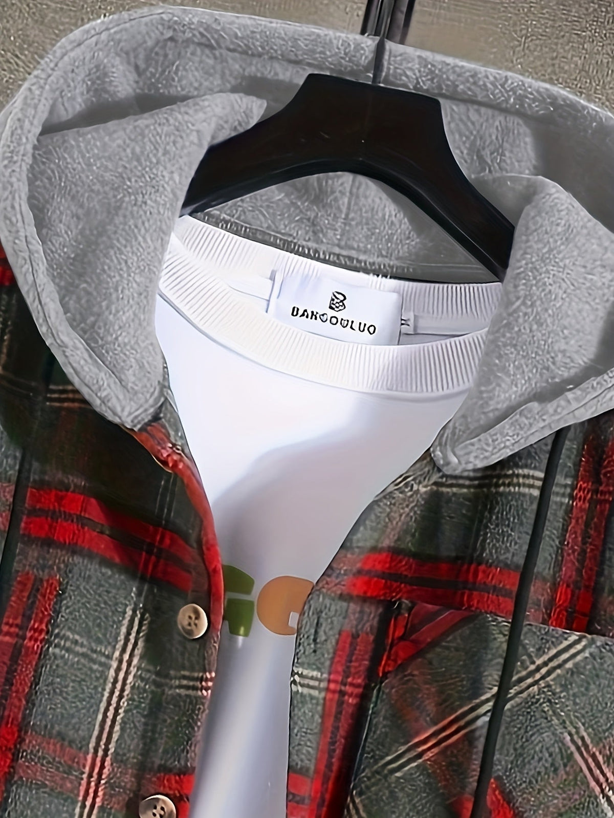 MANSSINO™ | Christmas Hooded Plaid Jacket