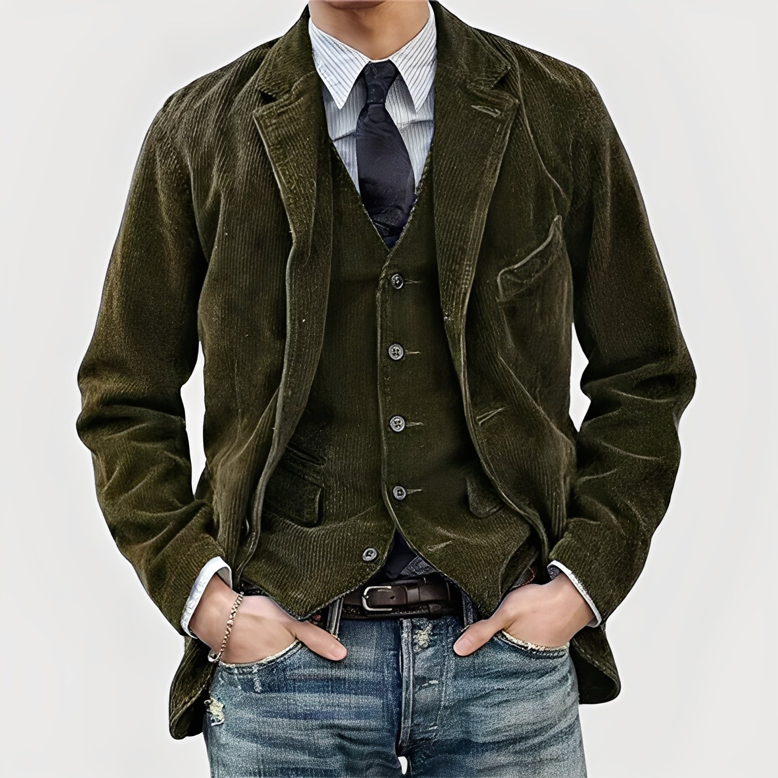 MANSSINO™ | Men's Jacket and Waistcoat Set
