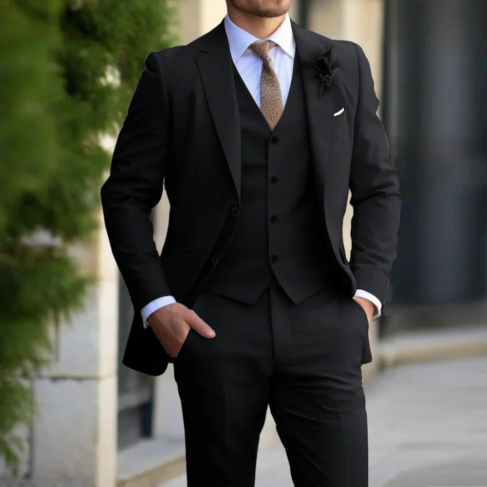 MANSSINO™ | Men's Three-Piece Suit