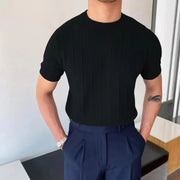 MANSSINO™ | Men's Piave Knitted T-Shirt