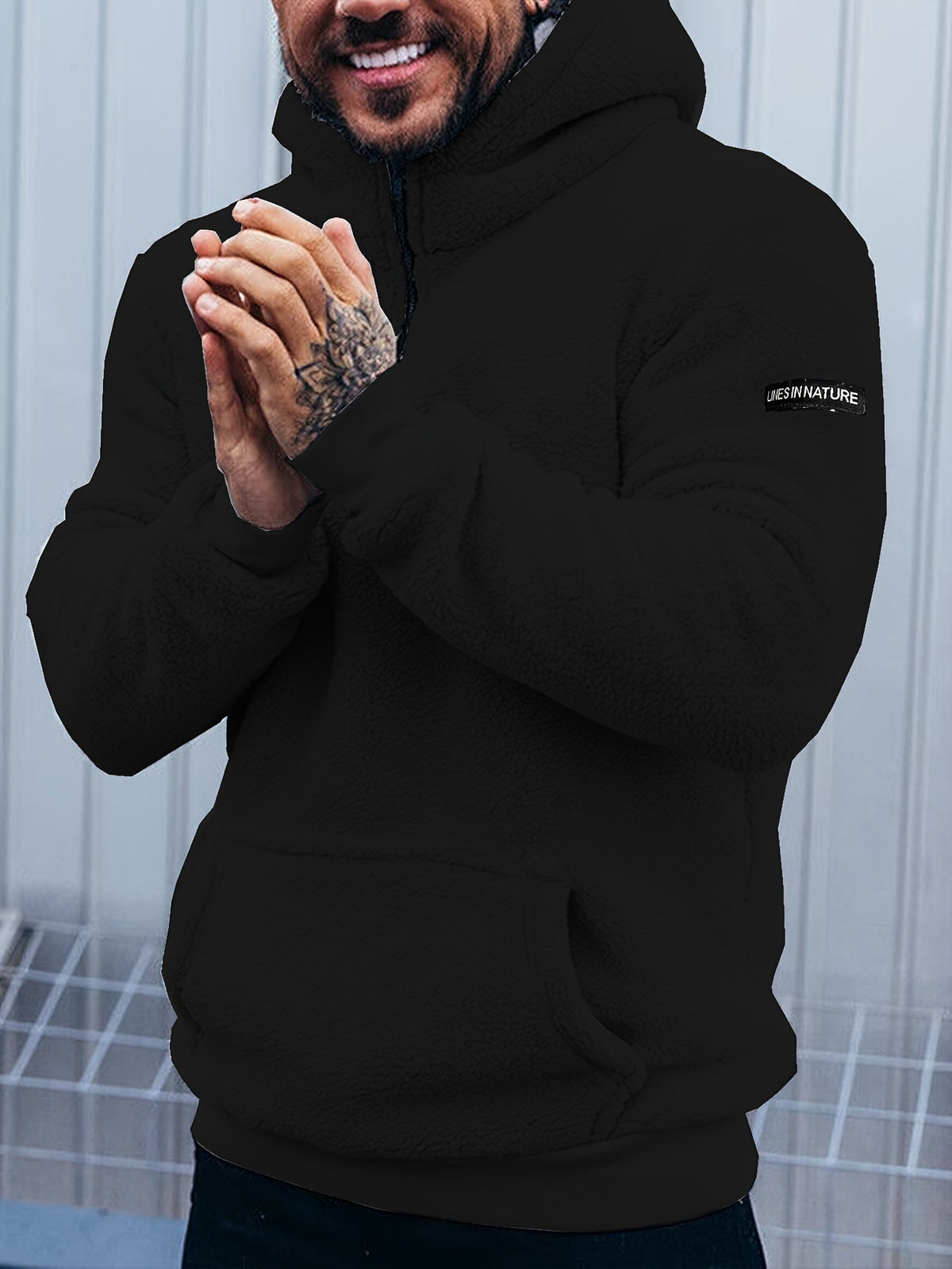 MANSSINO™ | Men's Plush Hooded Zip-Up Hoodie