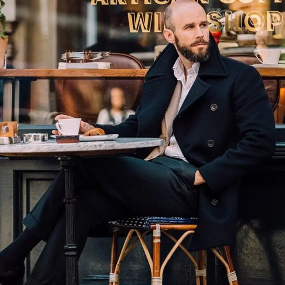 MANSSINO™ | Wool Peacoat