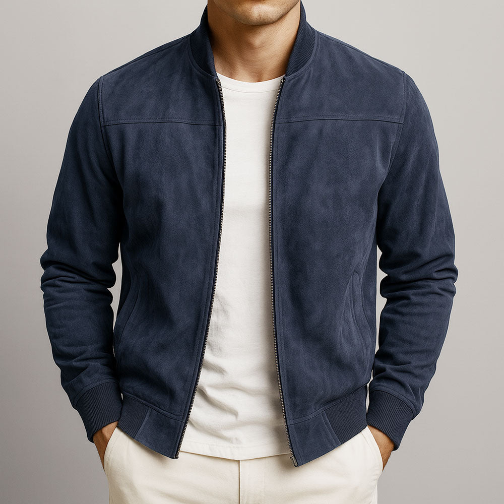 MANSSINO™ | Urban Suede Leather Jacket