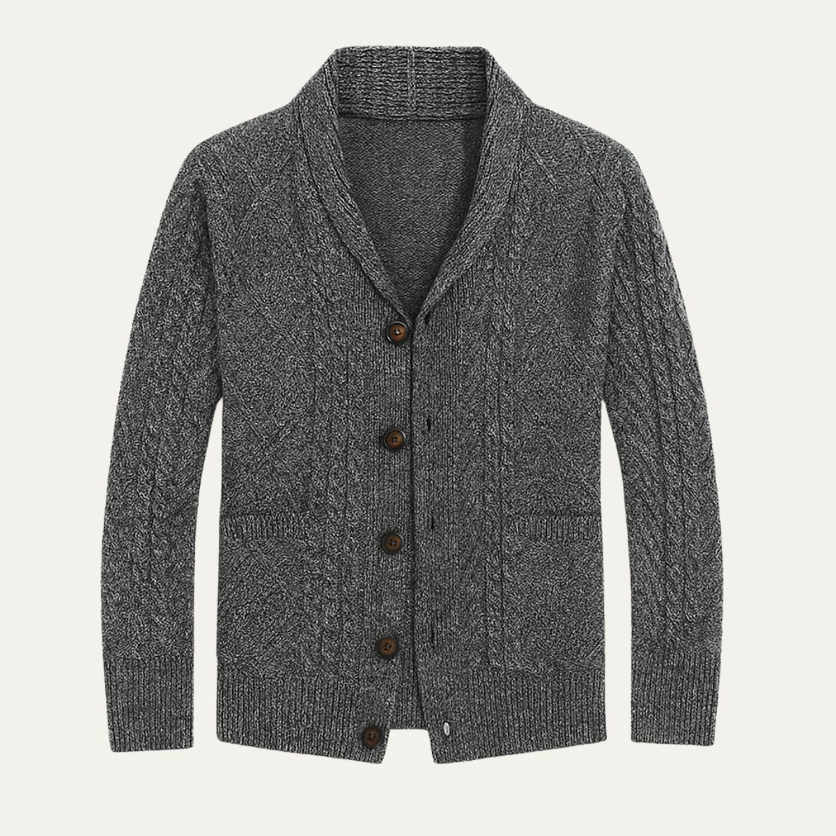 MANSSINO™ | Button-Front Cardigan