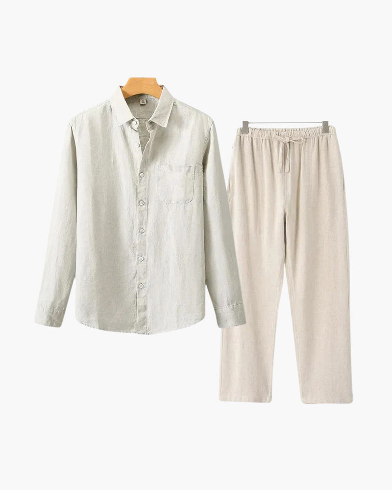 MANSSINO™ | Long-sleeve linen set