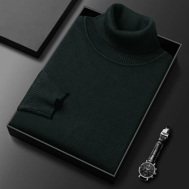 MANSSINO™ | Men's Solid-Color Premium Turtleneck Sweater