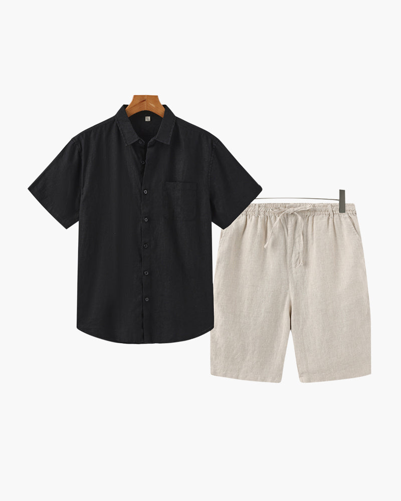 MANSSINO™ | Linen set with shorts