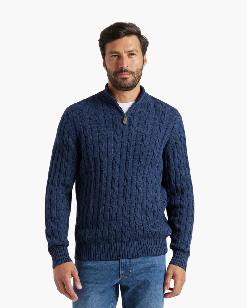 MANSSINO™ | COTTON HALF ZIP