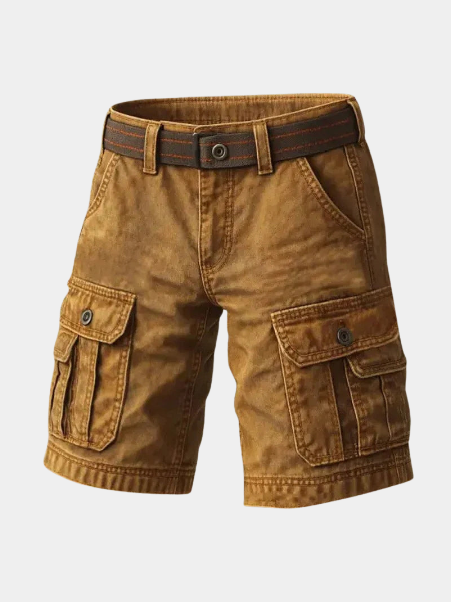 MANSSINO™ | Men's Cropped Cargo Short with Belt