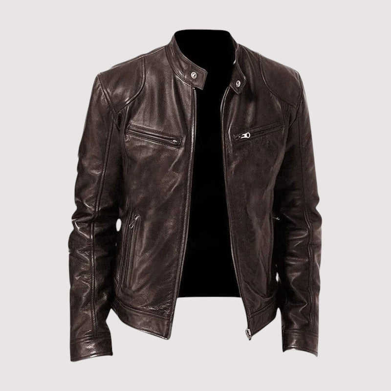 MANSSINO™ | Heritage Rider Leather Jacket