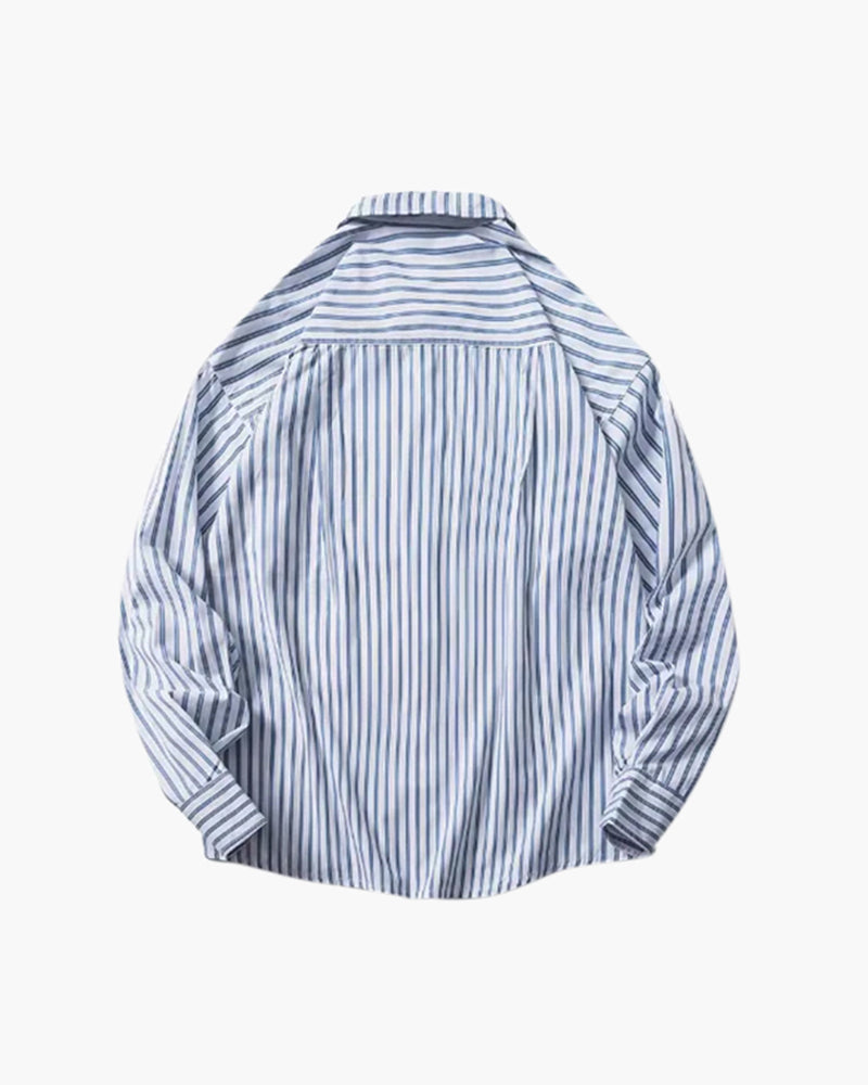 MANSSINO™| OVERSIZED STRIPED SHIRT