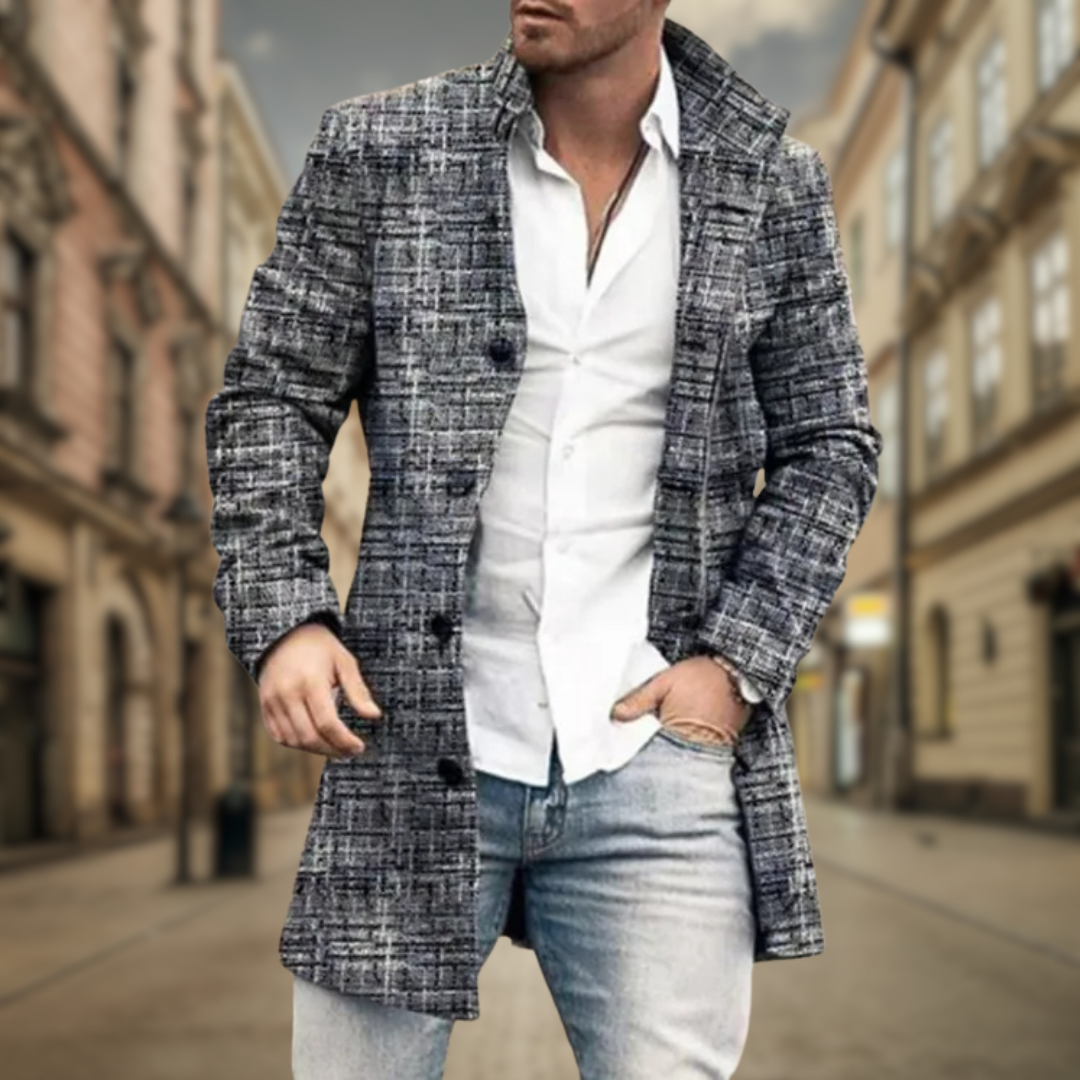 MANSSINO™ | Men's Tailored Wool Coat