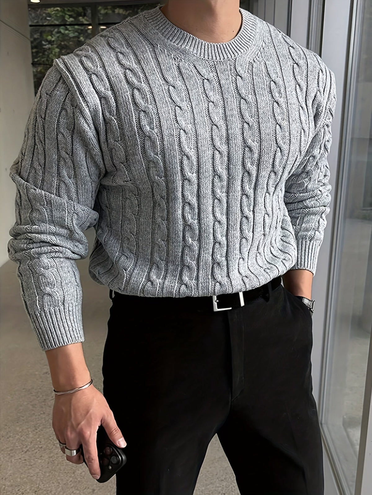 MANSSINO™ | TWISTED KNIT SWEATER FOR MEN
