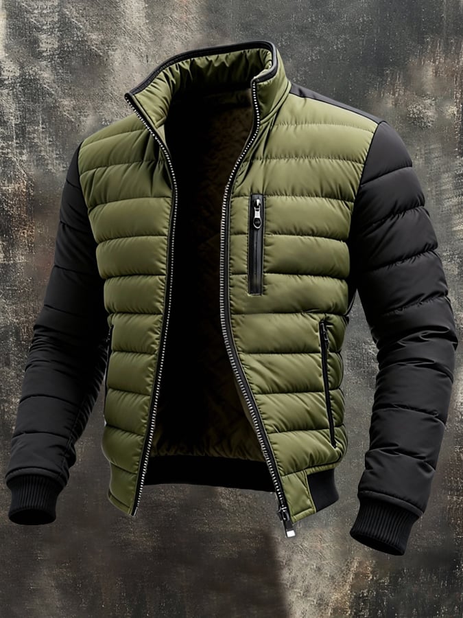 MANSSINO™ | Men's Quilted Padded Jacket