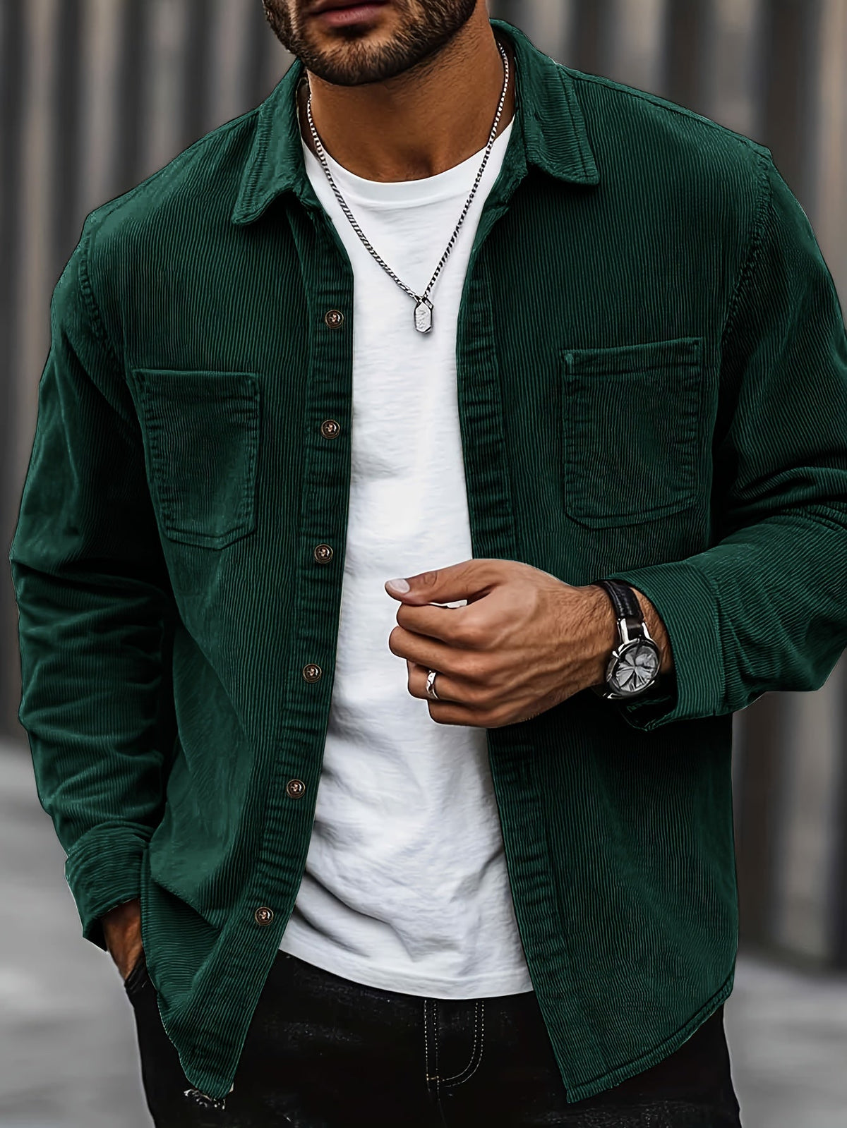 MANSSINO™ | Men's Double-Pocket Shirt