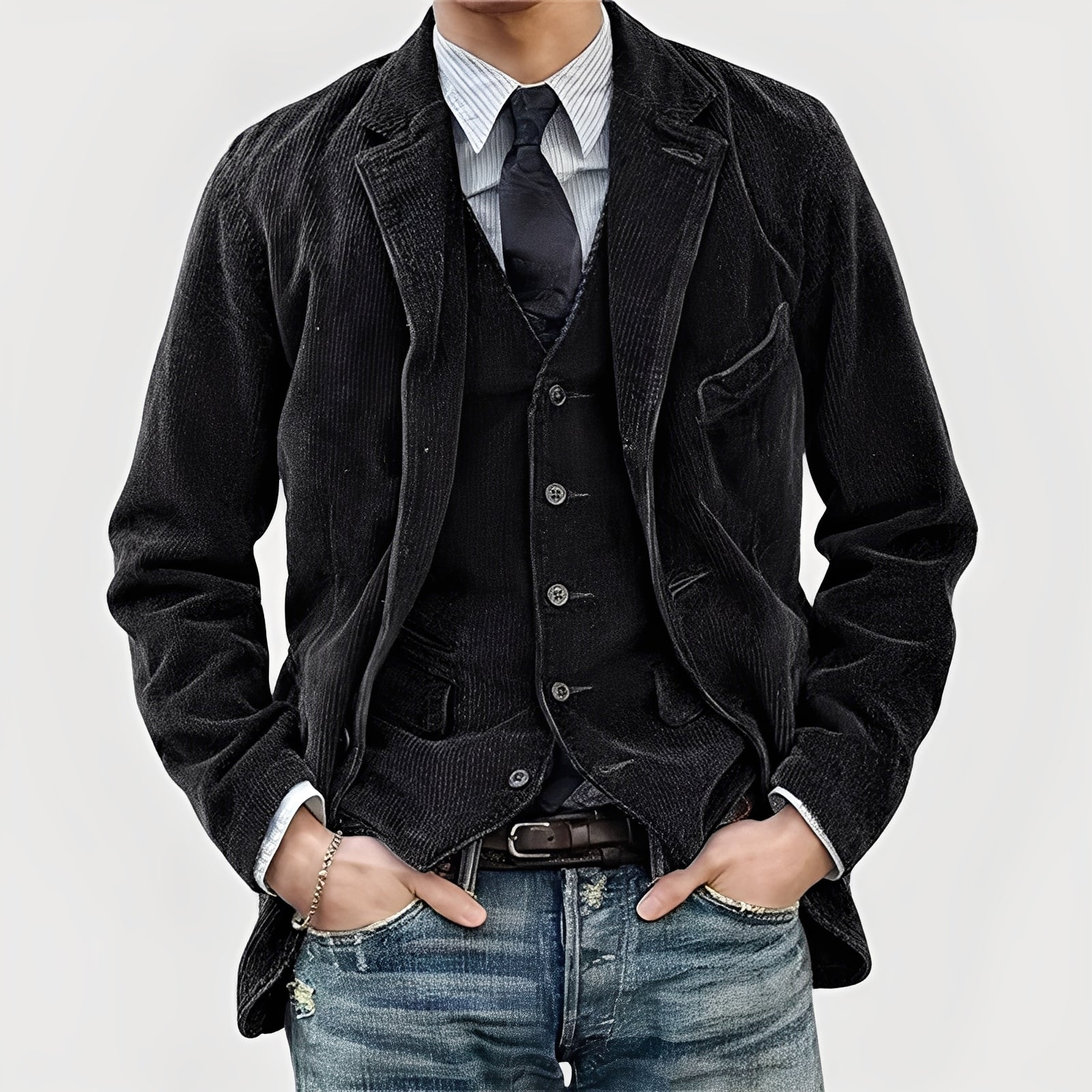 MANSSINO™ | Men's Jacket and Waistcoat Set