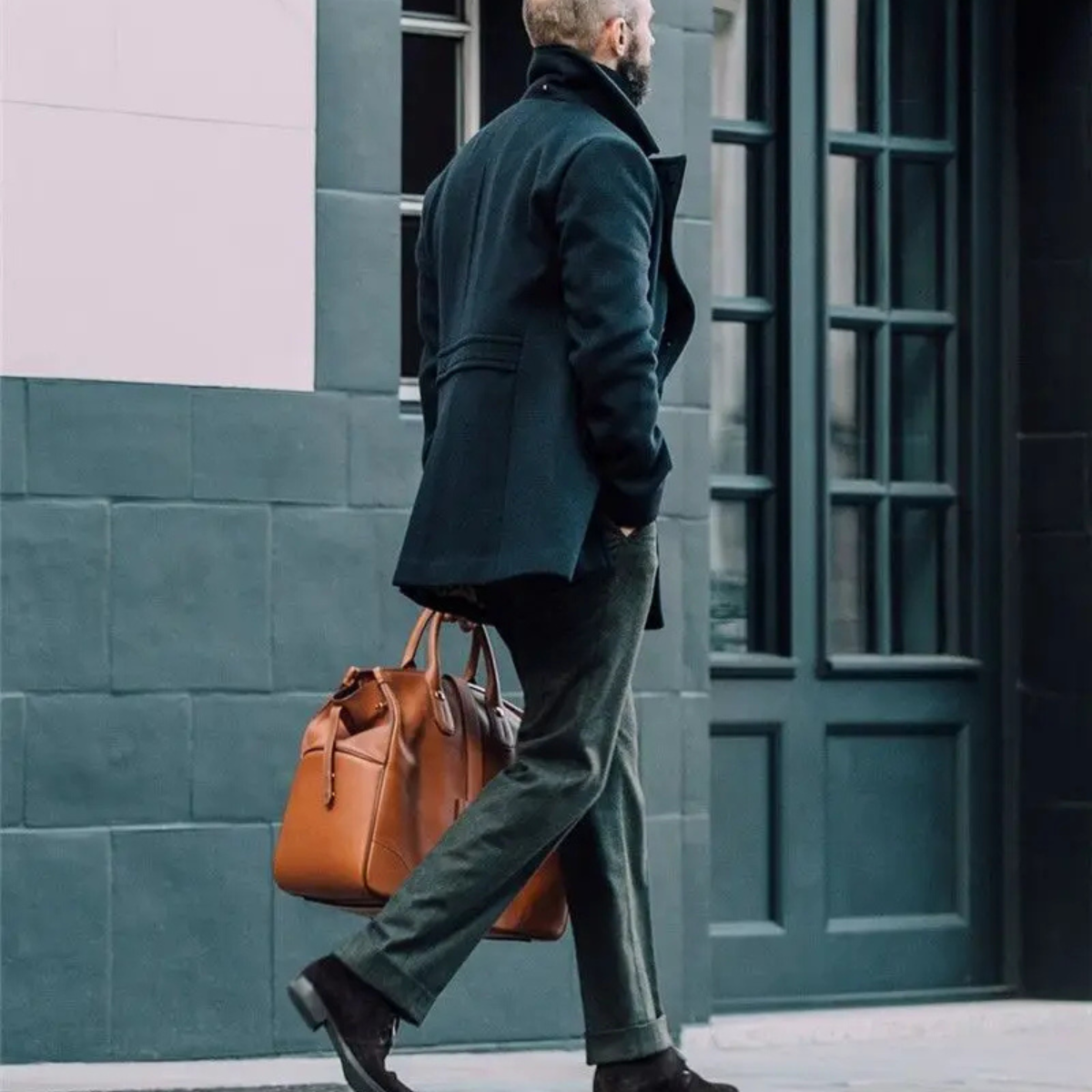 MANSSINO™ | Wool Peacoat
