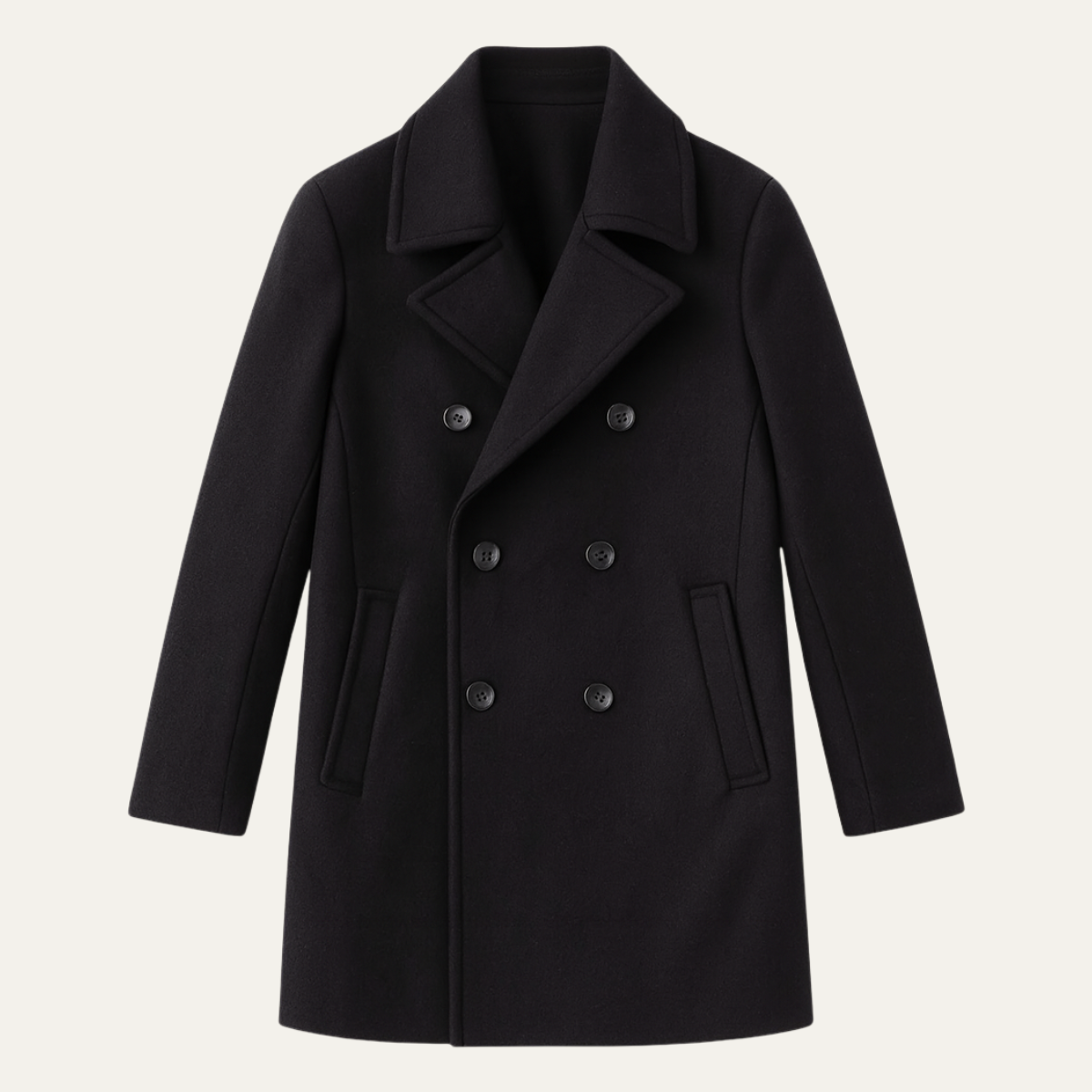MANSSINO™ | Wool Peacoat