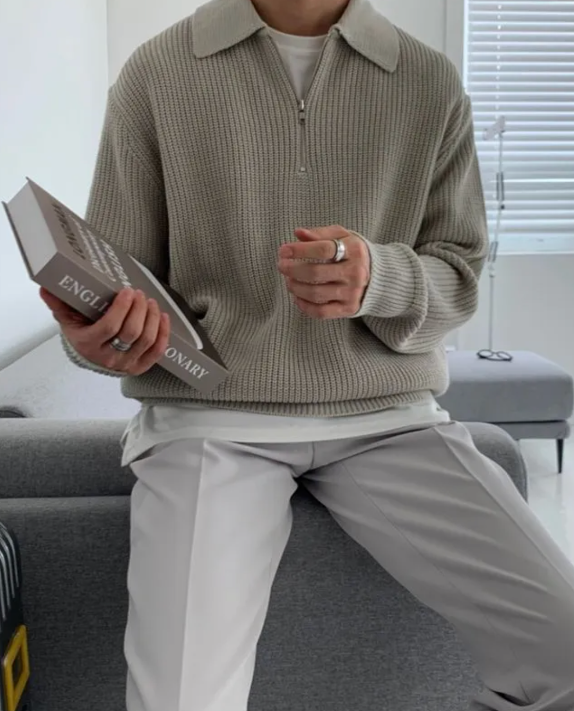 MANSSINO™ | Men's Velino Polo Quarter Zip