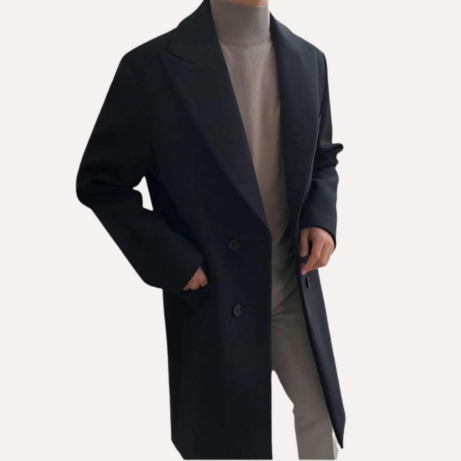 MANSSINO™ | Double-Breasted Wool Coat