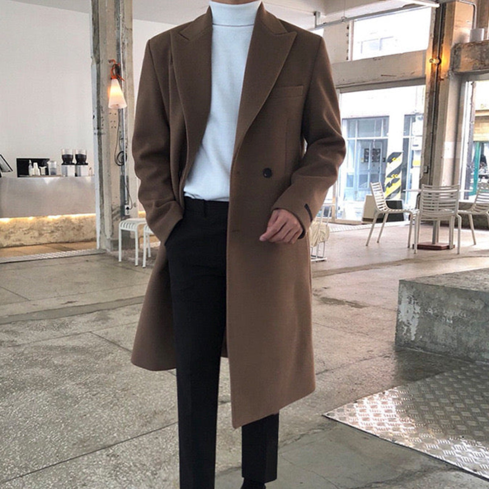 MANSSINO™ | Double-Breasted Wool Coat