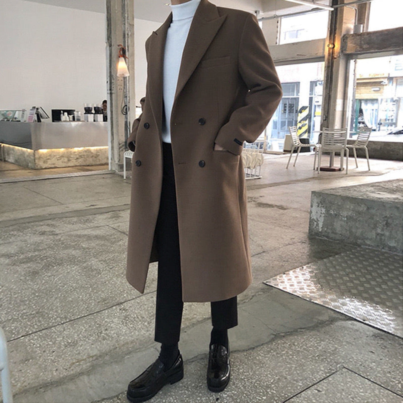 MANSSINO™ | Double-Breasted Wool Coat