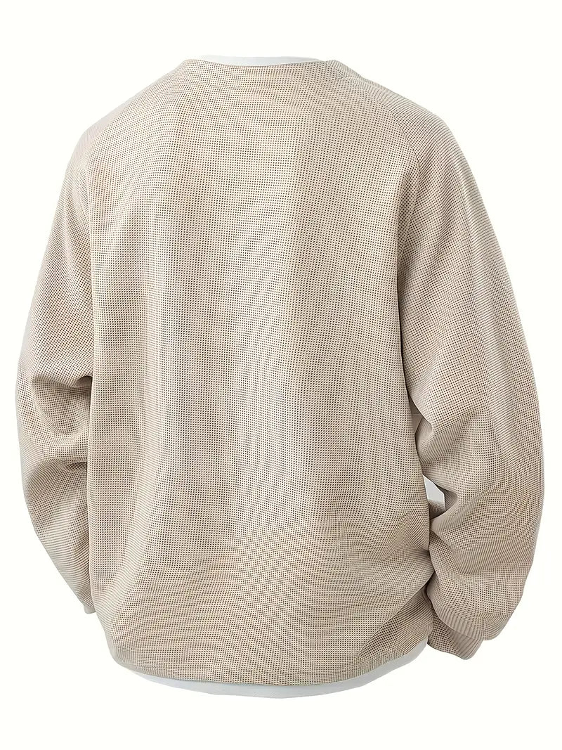 MANSSINO™ | Layered-Effect Long-Sleeve T-Shirt