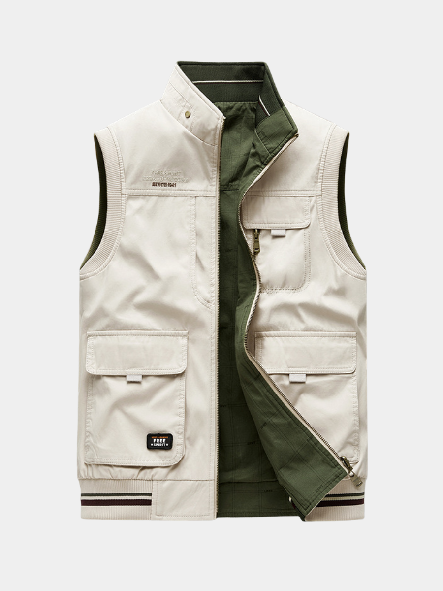 MANSSINO™ | Five-Pocket Cotton Gilet
