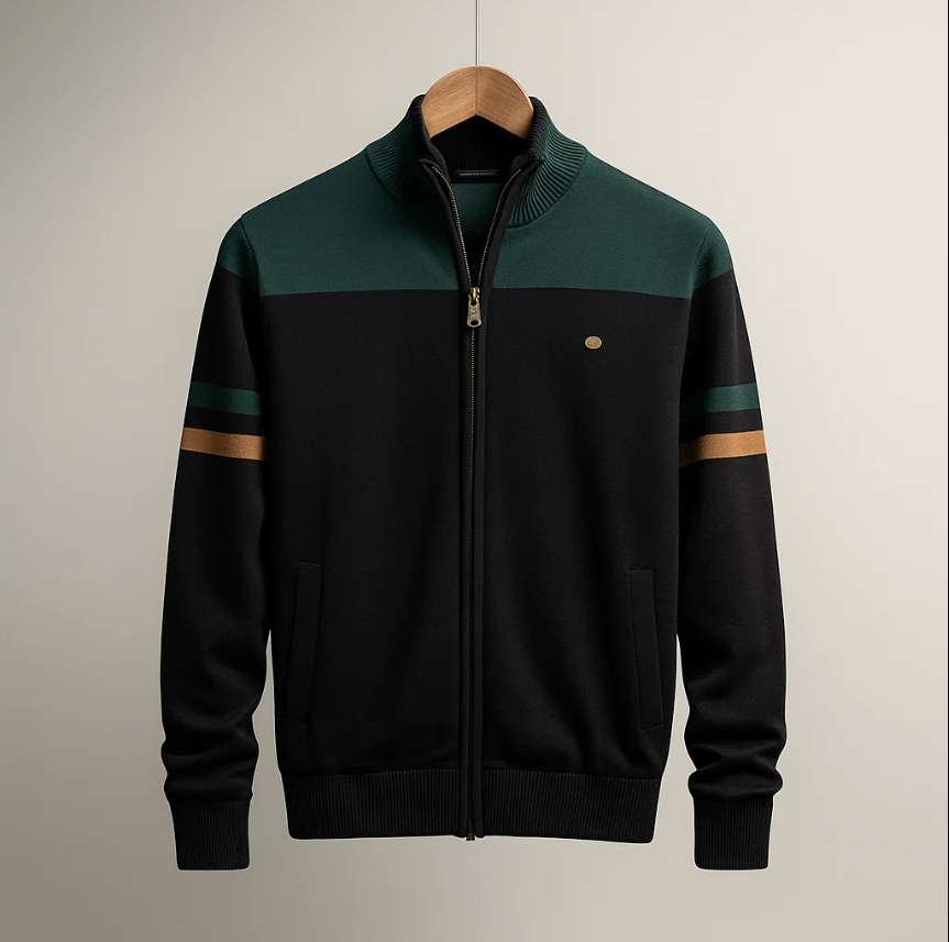MANSSINO™ | Color-Block Zip-Up