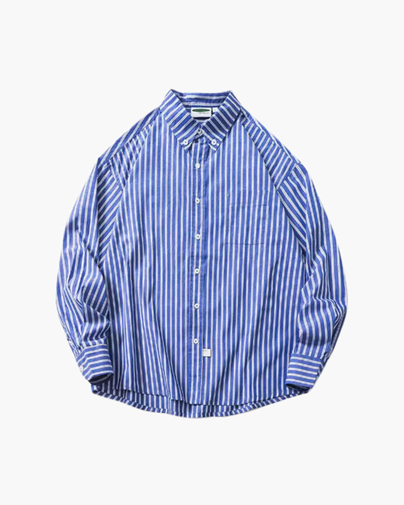 MANSSINO™| OVERSIZED STRIPED SHIRT