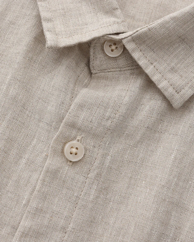 MANSSINO™ | Short-sleeve linen shirt