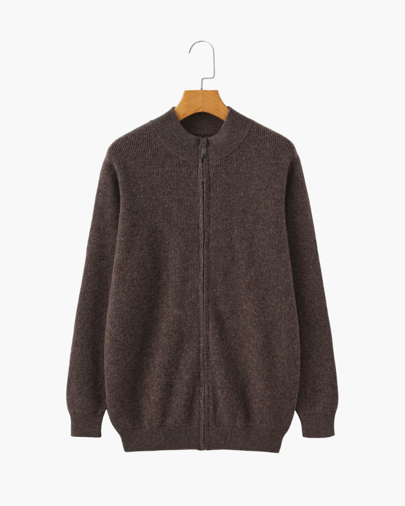 MANSSINO™ | CASHMERE ZIP-UP