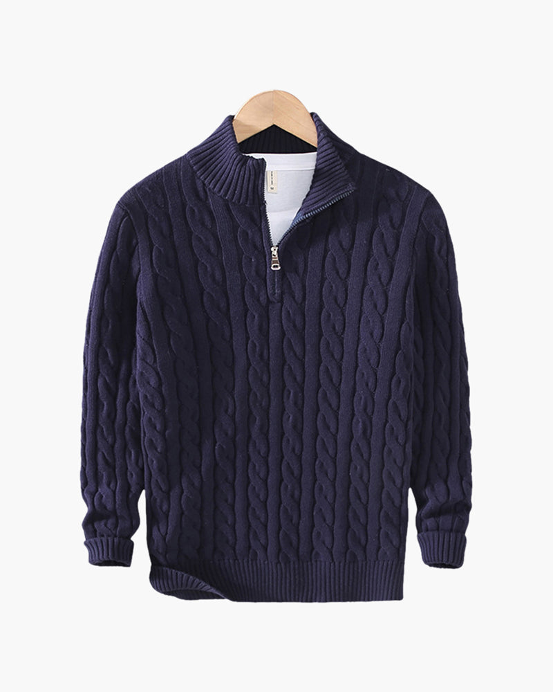 MANSSINO™ | COTTON HALF ZIP