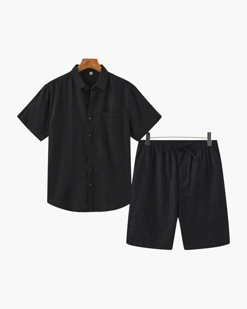 MANSSINO™ | Linen set with shorts