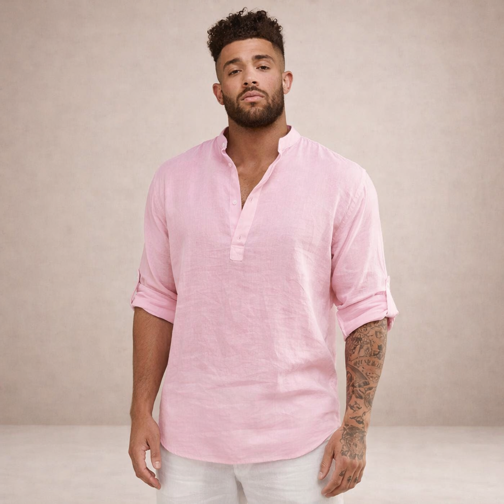 MANSSINO™ | Stand Collar Shirt