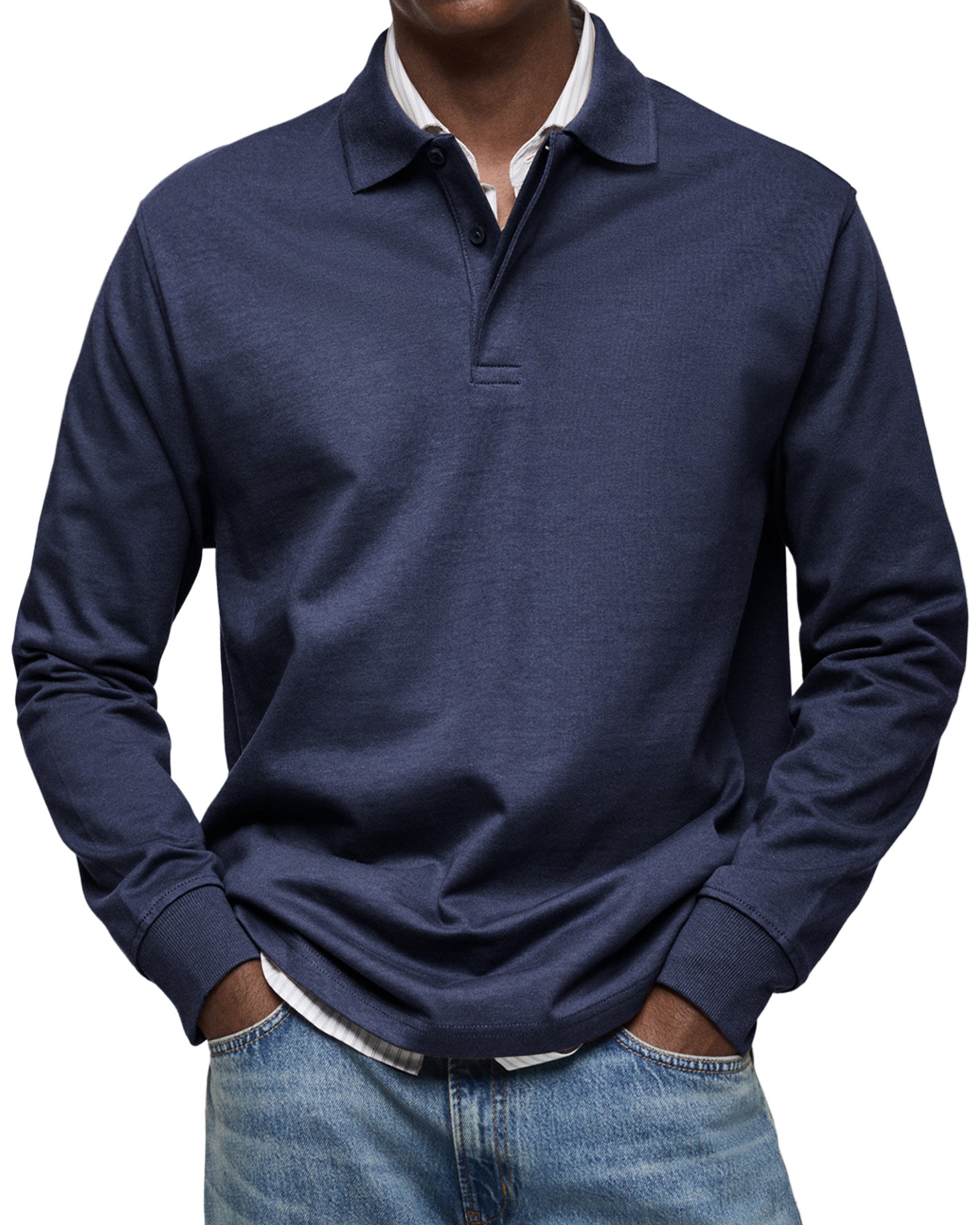 MANSSINO™ | Long Sleeve Polo Shirt