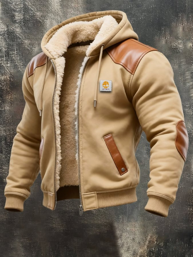 MANSSINO™ | Vintage Suede Hooded Jacket