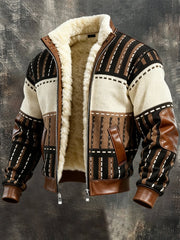 MANSSINO™ | Retro Fleece-Lined Jacket